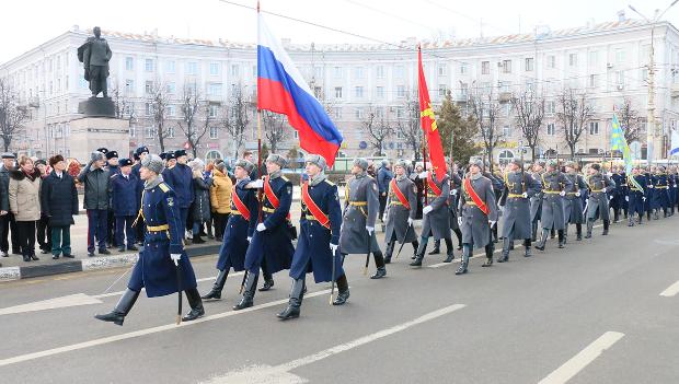 Торжественный митинг, посвященный Дню защитника Отечества 