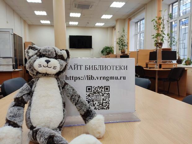 Пушистый талисман объединенной научной медицинской библиотеки ВГМУ им. Н.Н. Бурденко Пушистый талисман объединенной научной медицинской библиотеки ВГМУ им. Н.Н. Бурденко