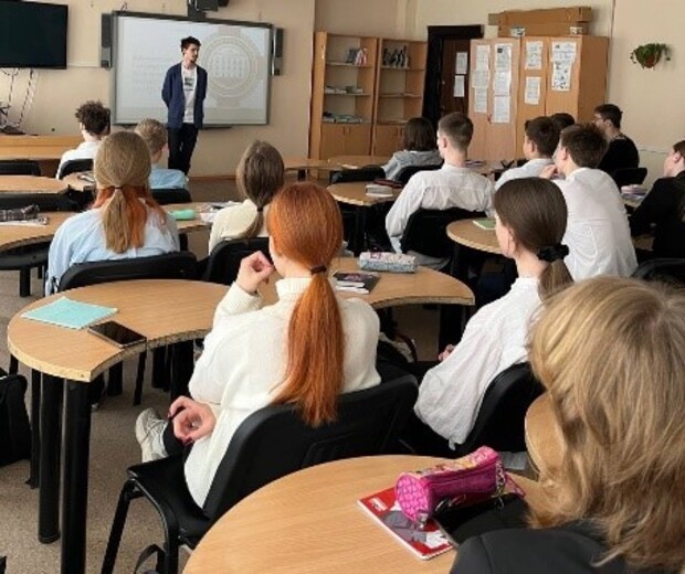 Профориентационная работа кафедры управления в здравоохранении в гимназии имени Андрея Платонова